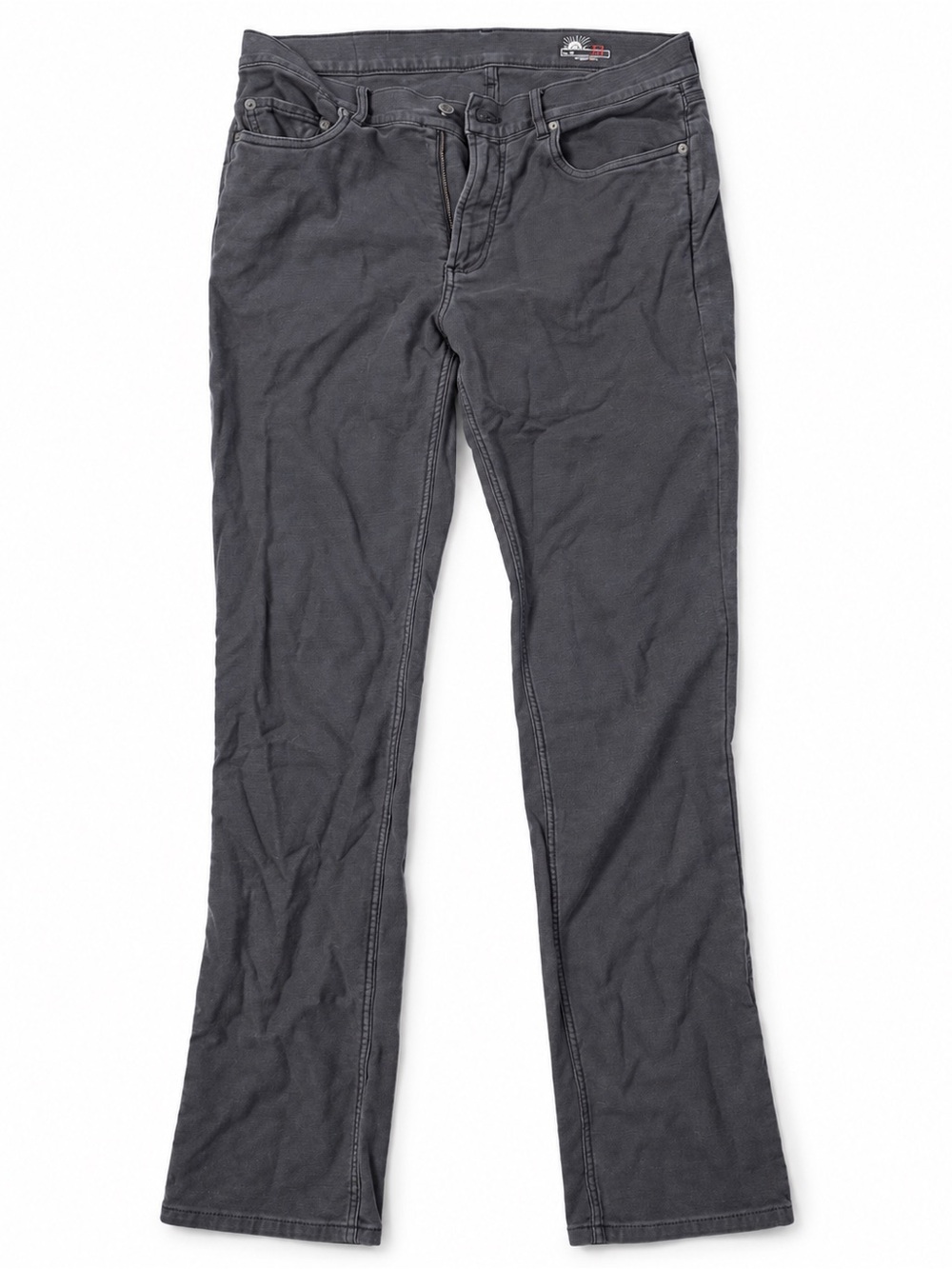 Faherty Men's Charcoal Gray Straight-Leg Pants